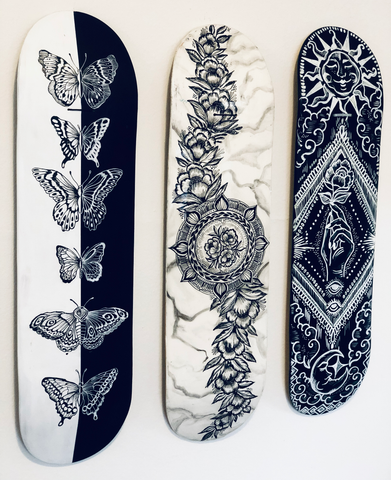 Hand Painted Skate Decks