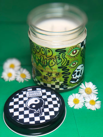 Good Vibes Art Candle