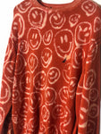 Bleachy Smile Orange Sweater