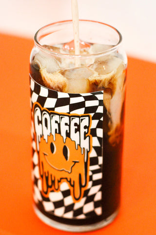 Coffee Makes Me Smile - Iced Coffee Cup