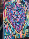 Neon Lion - Original Painting