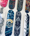 Custom Hand-Painted Skateboard